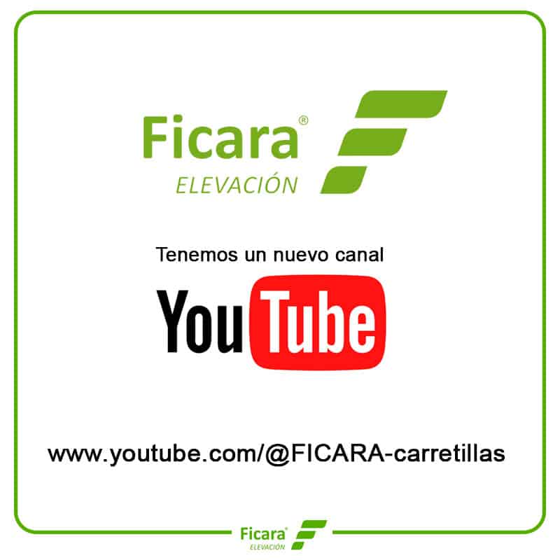 Cartel con el estreno del canal de Youtube de FICARA