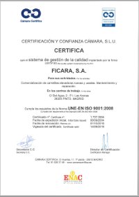 Imagen del certificado ISO 9001