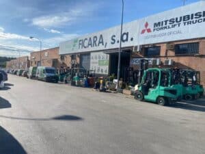 Imagen del exterior de las instalaciones de FICARA, durante las jornadas